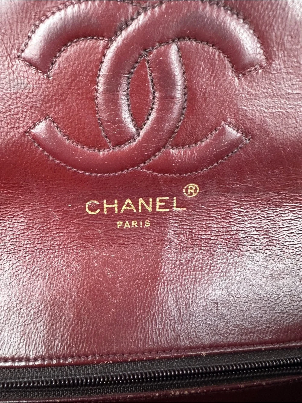 CHANEL CC MINI LAMBSKIN LEATHER FLAP BAG 24KT PLATED